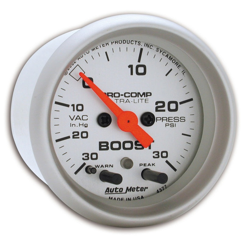 Load image into Gallery viewer, Autometer Ultra-Lite 52mm 30 PSI Electronic Boost Gauge
