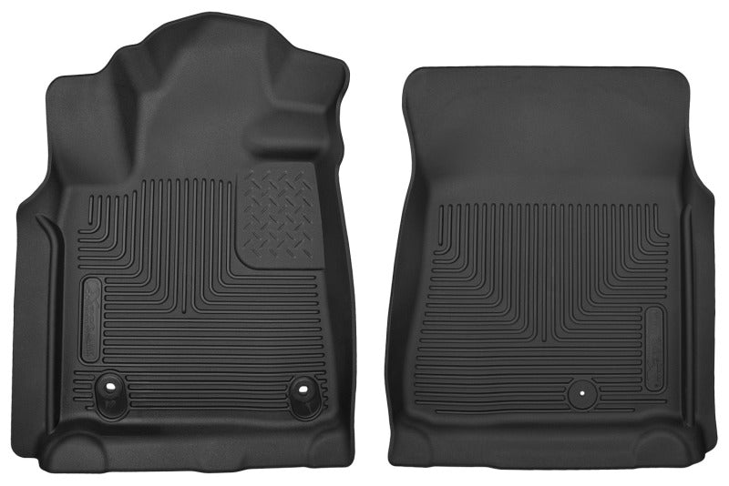 Load image into Gallery viewer, Husky Liners 12-14 Toyota Tundra Pickup(Crew / Ext / Std Cab) X-Act Contour Black Front Floor Liners
