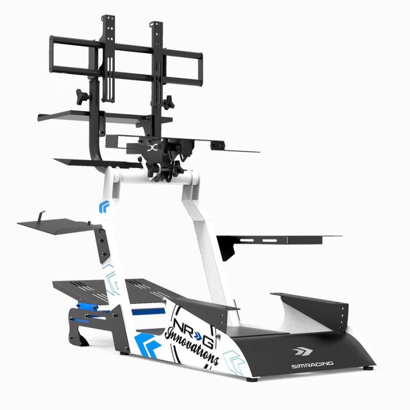 Load image into Gallery viewer, NRG Racing Simulator Stand for Logitech, Thrustmaster, and Fanatec
