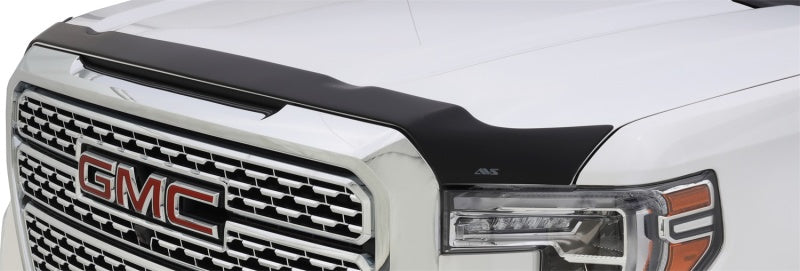 Load image into Gallery viewer, AVS 20-22 GMC Sierra 2500/3500 HD Aeroskin Low Profile Hood Shield - Matte Black
