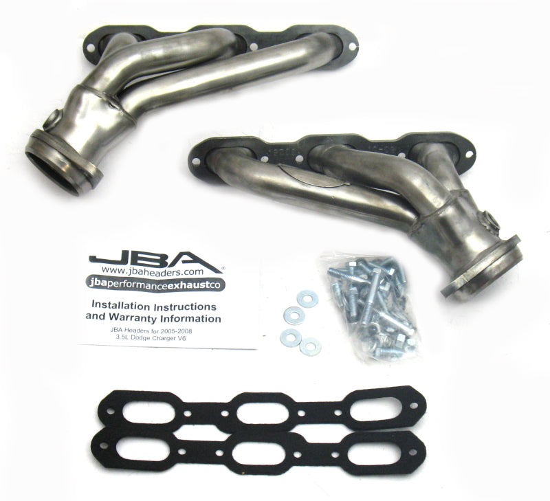 Load image into Gallery viewer, JBA 05-10 Chrysler 3.5L V6 1-5/8in Primary Ti Ctd Cat4Ward Header
