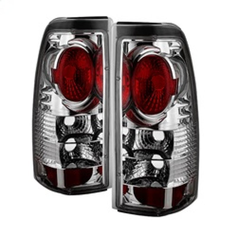 Load image into Gallery viewer, Spyder Chevy Silverado 1500/2500 99-02 (Not Stepside) Euro Style Tail Lights Chrm ALT-YD-CS99-C
