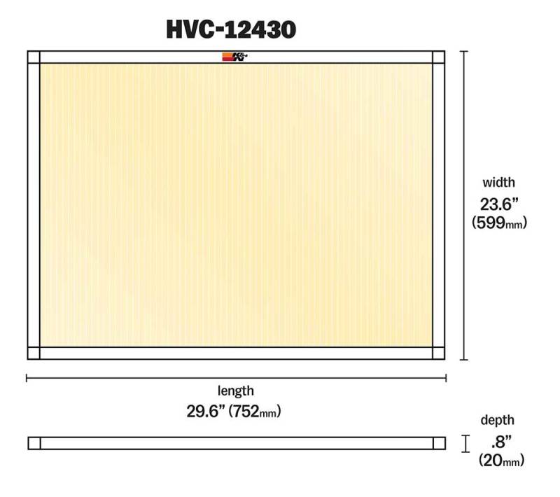 Load image into Gallery viewer, K&amp;N HVAC Filter - 24 x 30 x 1
