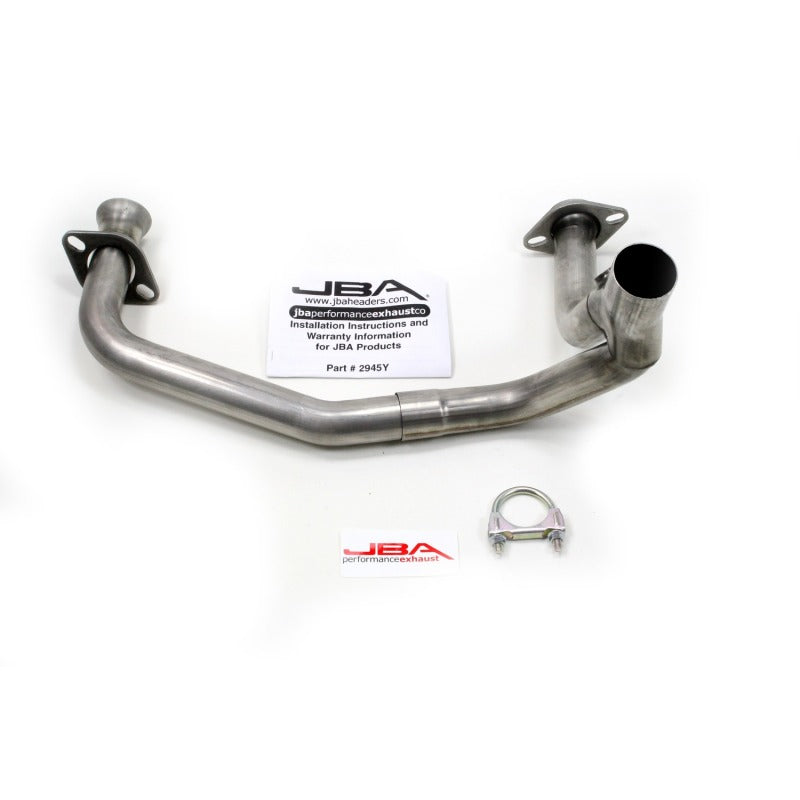 Load image into Gallery viewer, JBA 96-99 Dodge Dakota/Durango 5.2L/5.9L A/T 409SS Emissions Legal Mid Pipes
