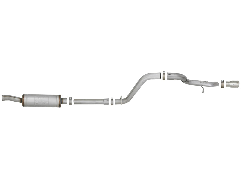 Load image into Gallery viewer, aFe MACH Force-Xp 2.5in 409SS Axle-Back Hi-Tuck Exh Sys w/ Pol Tip 18-20 Jeep Wrangler (JL) V6 3.6L
