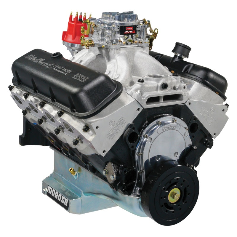 Load image into Gallery viewer, Edelbrock Crate Engine Edelbrock/Pat Musi 555 RPM XT BBC 675 HP Stock Exhaust Port Location
