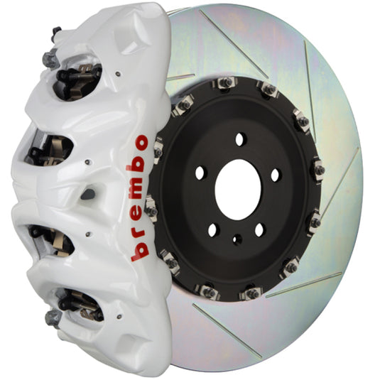 Brembo 08-17 S5 Front GT BBK 6 Piston Cast 380x34 2pc Rotor Slotted Type1-White