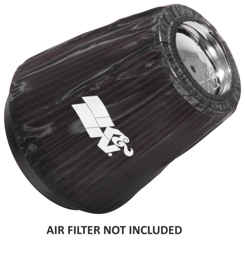 Load image into Gallery viewer, K&amp;N Black Drycharger Round Tapered Custom Air Filter Wrap
