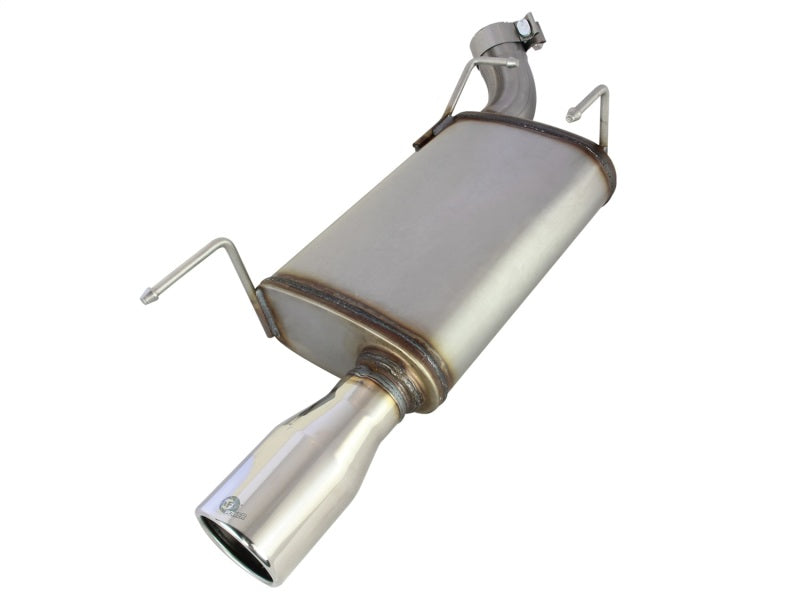 Load image into Gallery viewer, aFe Axle-Back Exhaust 2.5in 409SS w/Polished Tip 05-09 Ford Mustang V6 4.0L
