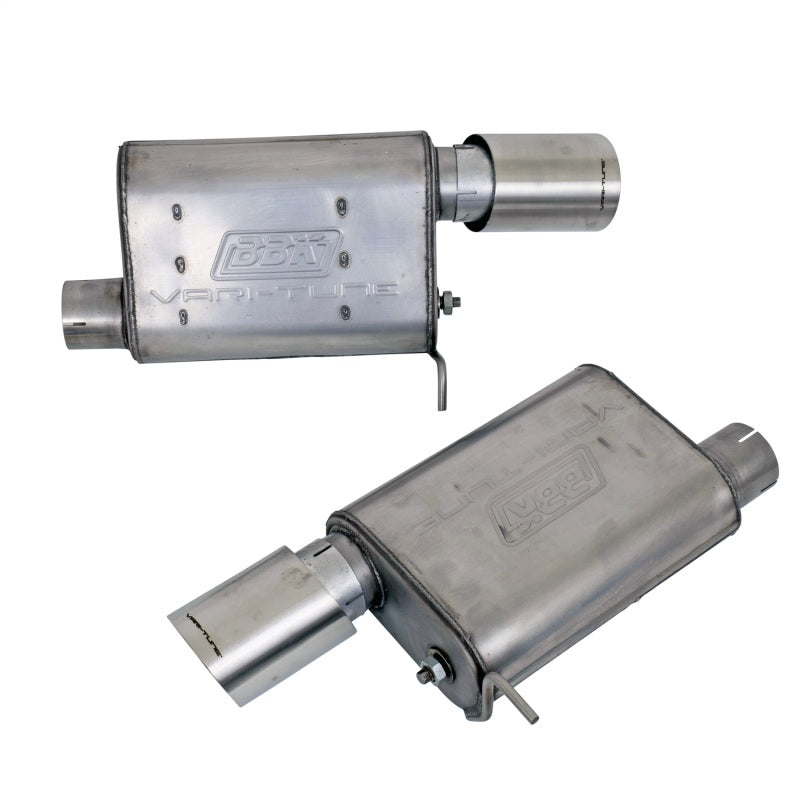 Load image into Gallery viewer, BBK 2015-16 Mustang GT Varitune Complete Cat Back Exhaust System (Includes Resonator Delete X-Pipe)
