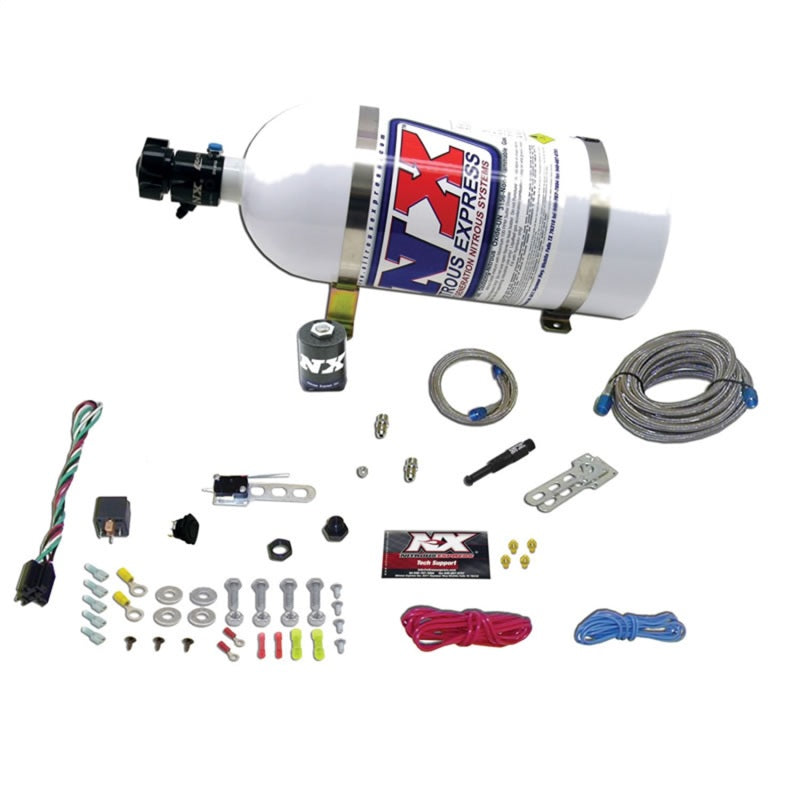 Load image into Gallery viewer, Nitrous Express Dry EFI Single Nozzle Nitrous Kit (35-150HP) w/15lb Bottle
