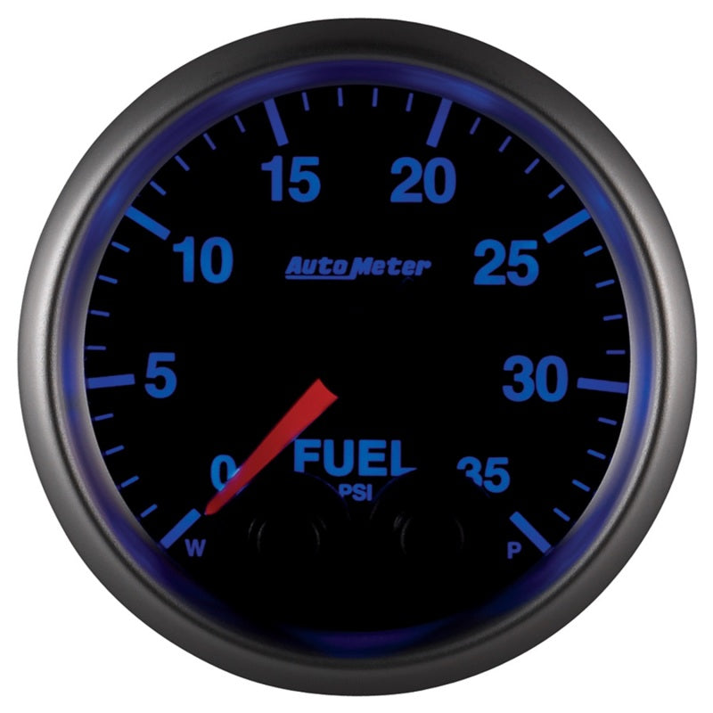 Load image into Gallery viewer, Autometer Elite 2-1/16in 0-35 PSI Fuel Pressure Stepper Motor w/ Peak &amp; Warn
