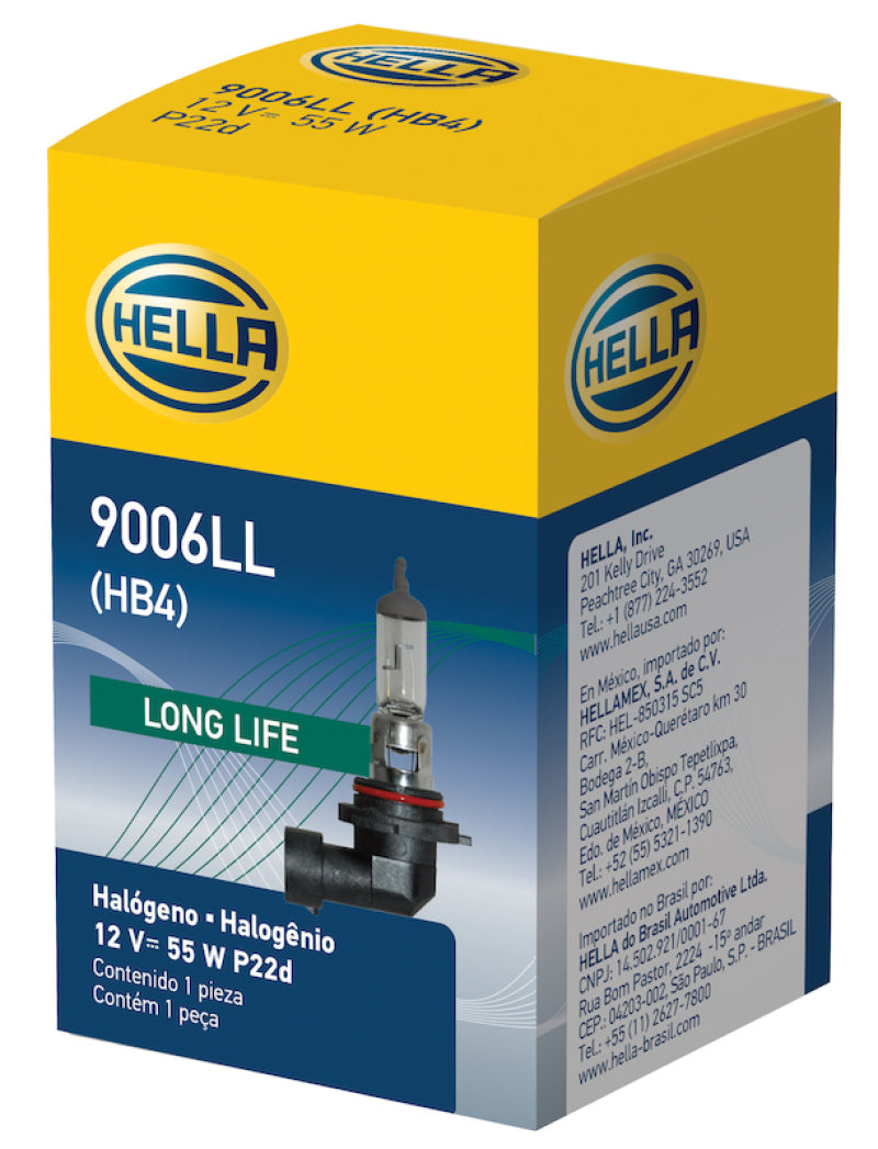 Load image into Gallery viewer, Hella Bulb 9006/HB4 12V 55W P22d T4 LONGLIFE
