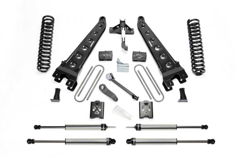 Load image into Gallery viewer, Fabtech 05-07 Ford F350 4WD 6in Rad Arm Sys w/Coils &amp; Dlss Shks
