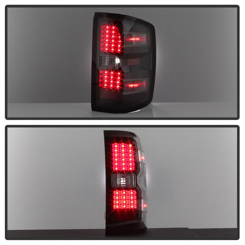 Load image into Gallery viewer, xTune Chevy 1500 14-16 / Silverado 2500HD/3500HD LED Tail Lights - Black ALT-JH-CS14-LED-BK
