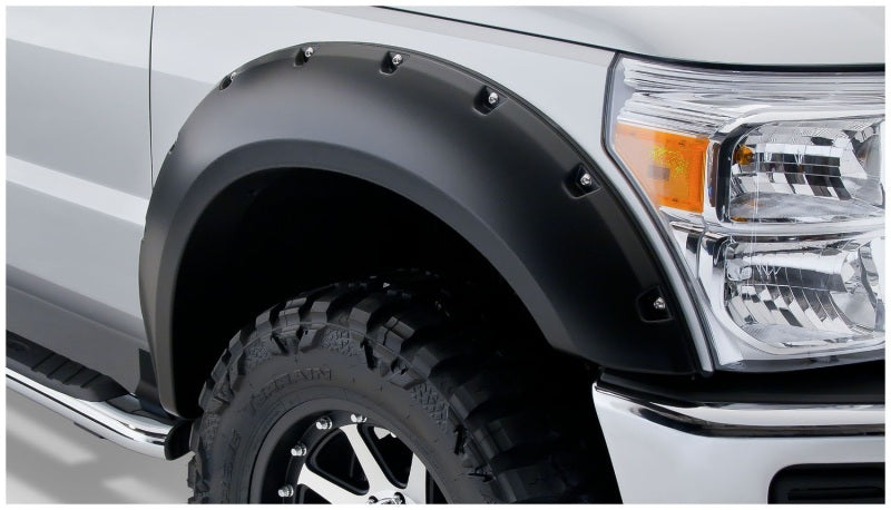 Load image into Gallery viewer, Bushwacker 11-16 Ford F-250 Super Duty Pocket Style Flares 2pc - Black
