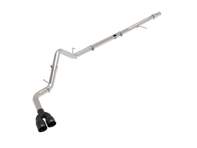 Load image into Gallery viewer, aFe Rebel XD Series 3in 304SS DPF-Back 20-21 GM Trucks L6-3.0L (td) LM2 - Dual Black Tip
