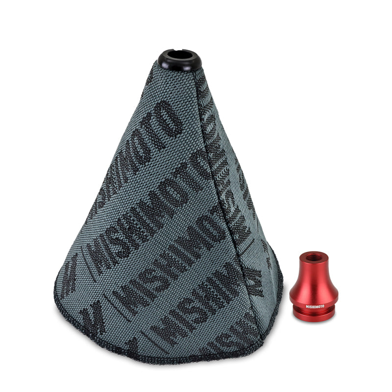 Load image into Gallery viewer, Mishimoto Shift Boot Cover + Retainer/Adapter Bundle M12x1.25 Red
