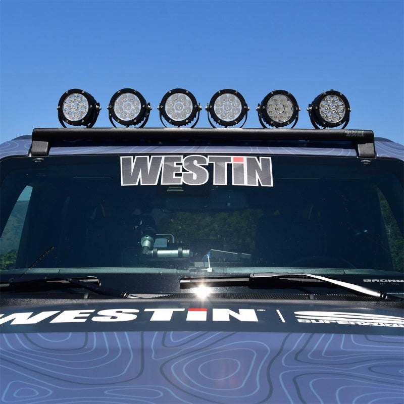 Load image into Gallery viewer, Westin 21-23 Ford Bronco (Excl. Bronco Sport) XTS Overhead Light Mount - Tex. Blk
