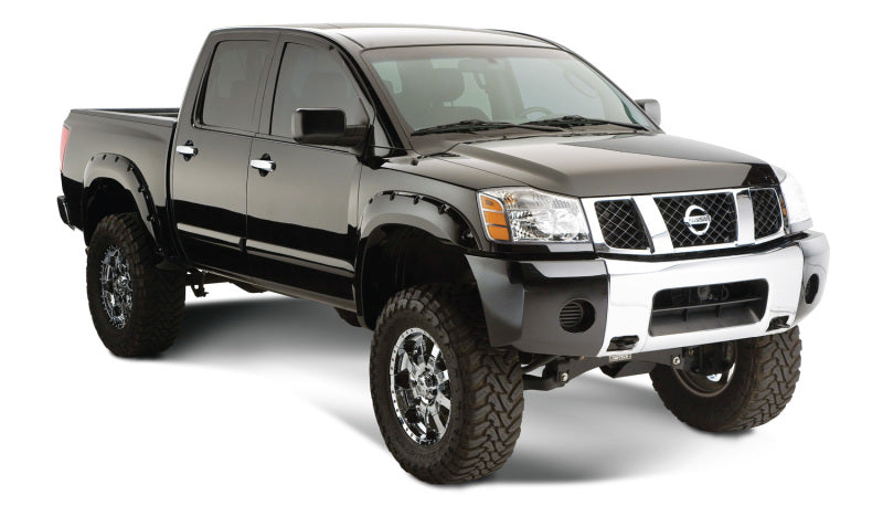 Load image into Gallery viewer, Bushwacker 04-15 Nissan Titan Pocket Style Flares 4pc 67.1/78.9/84/96in - Black
