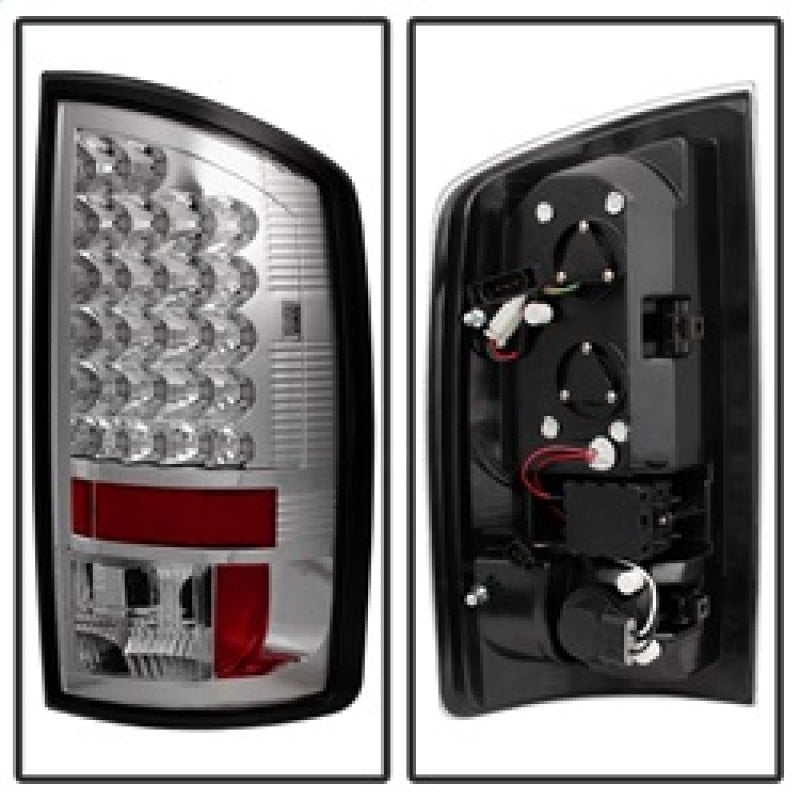 Load image into Gallery viewer, Spyder Dodge Ram 07-08 1500/Ram 07-09 2500/3500 LED Tail Lights Chrome ALT-YD-DRAM06-LED-C
