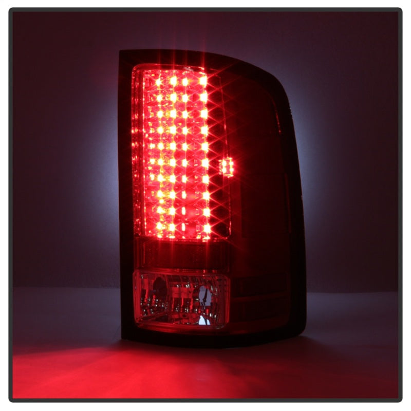 Load image into Gallery viewer, Spyder GMC Sierra 07-13 (Not 3500 Dually 4 Rear Wheels)LED Tail Lights Red Clear ALT-YD-GS07-LED-RC
