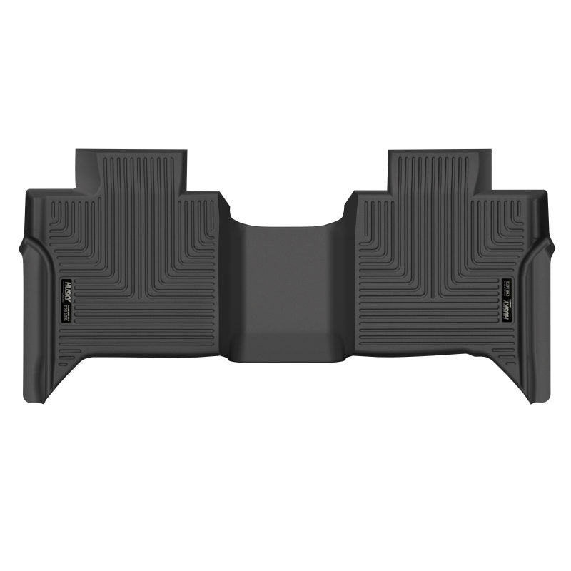 Load image into Gallery viewer, Husky Liners 2022 Toyota Tundra Ext. Cab CrewMax WeatherBeater 2nd Seat Floor Liner - Blk
