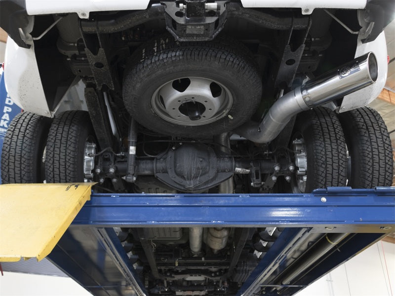 Load image into Gallery viewer, aFe LARGE BORE HD 5in 409-SS DPF-Back Exhaust w/Polished Tip 2017 GM Duramax V8-6.6L (td) L5P
