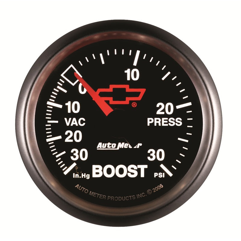 Load image into Gallery viewer, Autometer Sport-Comp II GM 52mm 30 PSI Mechanical Boost Vacuum Gauge
