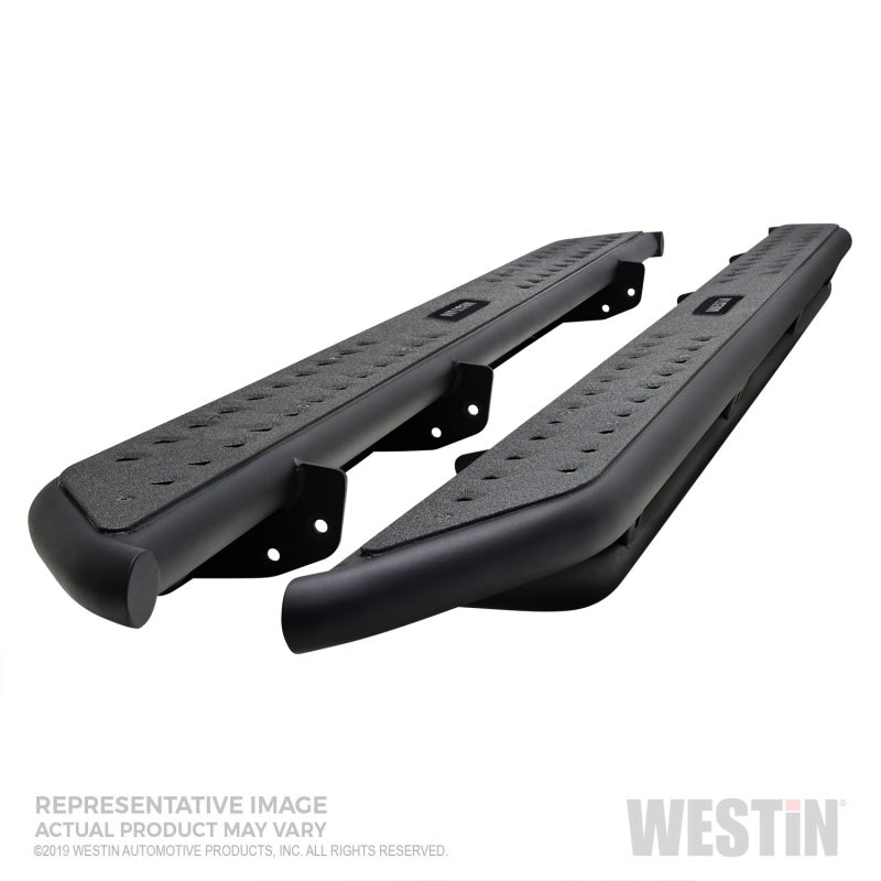 Load image into Gallery viewer, Westin 2020 Jeep Gladiator Outlaw Nerf Step Bars - Textured Black
