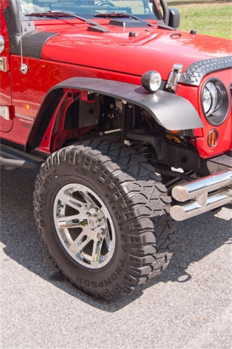 Load image into Gallery viewer, Rugged Ridge All Terrain Flat Fender Flare Kit 07-18 Jeep Wrangler
