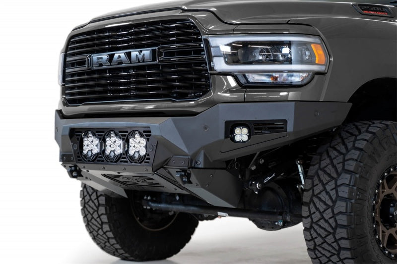 Load image into Gallery viewer, Addictive Desert Designs 19-21 Ram 2500/3500 Bomber HD Front Bumper (Baja Designs LP6 Mounts)
