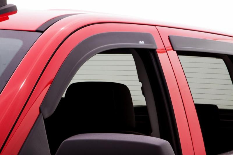 Load image into Gallery viewer, AVS 15-18 Chevy Silverado 2500 Crew Cab Ventvisor &amp; Aeroskin Deflector Combo Kit - Matte Black
