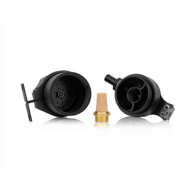 Load image into Gallery viewer, Mishimoto Universal Baffled Oil Catch Can - Black
