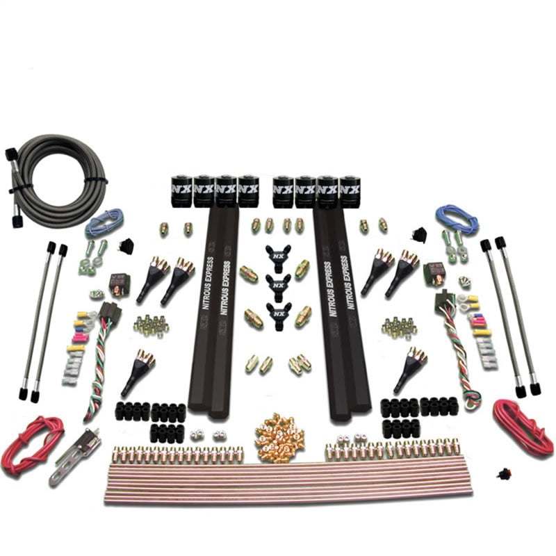 Load image into Gallery viewer, Nitrous Express 6 Cyl SX2 Dual Stage Nozzle Nitrous Kit (150-750HP) w/o Bottle
