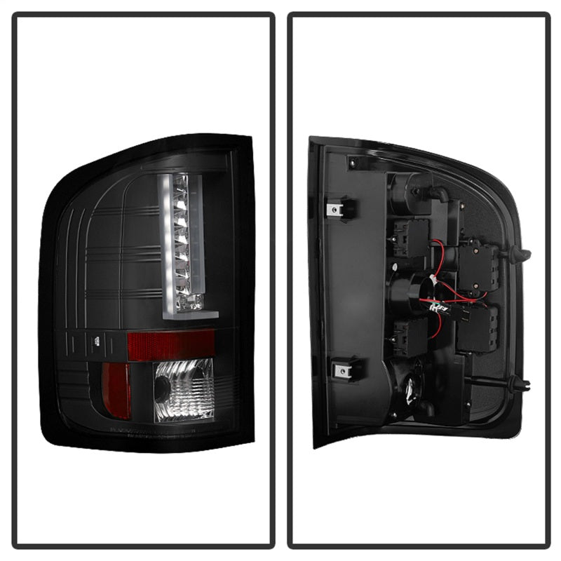 Load image into Gallery viewer, Spyder Chevy Silverado 07-13 Version 2 LED Tail Lights - Black ALT-YD-CS07V2-LED-BK
