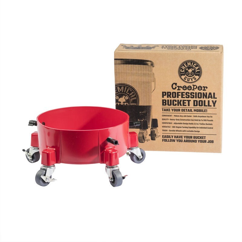 Load image into Gallery viewer, Chemical Guys Creeper Professional Bucket Dolly - Red (P1)
