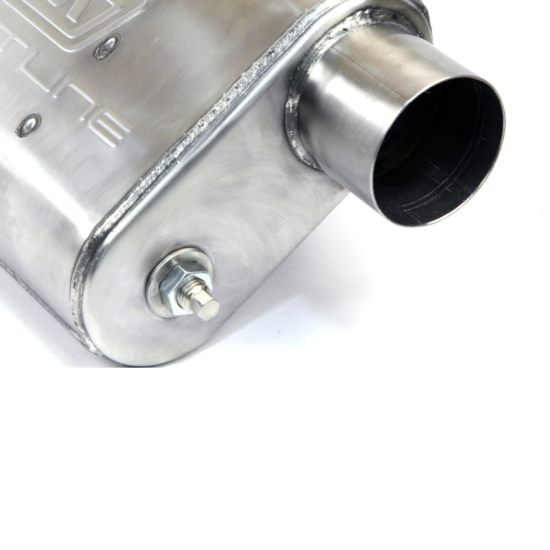 Load image into Gallery viewer, BBK VariTune Adjustable Performance Muffler 3.0 in. Offset/Offset Stainless Steel
