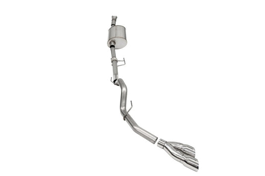 Corsa 2021-2025 Ford F-150 SuperCab/6.5in Bed 3.5L V6 Sport Cat-Back Single Side Exit-Polished