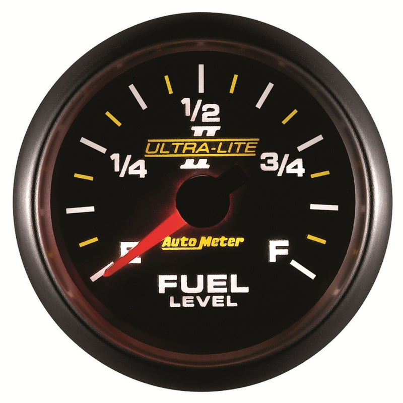 Load image into Gallery viewer, Autometer Ultra-Lite II 2-1/16in 0-280 Ohm Programmable Fuel Level Gauge
