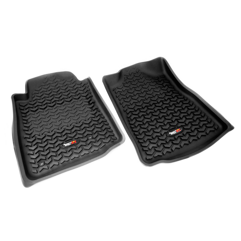 Load image into Gallery viewer, Rugged Ridge Floor Liner Front Black 2005-2011 Toyota Tacoma Regular / Access / Double Cab
