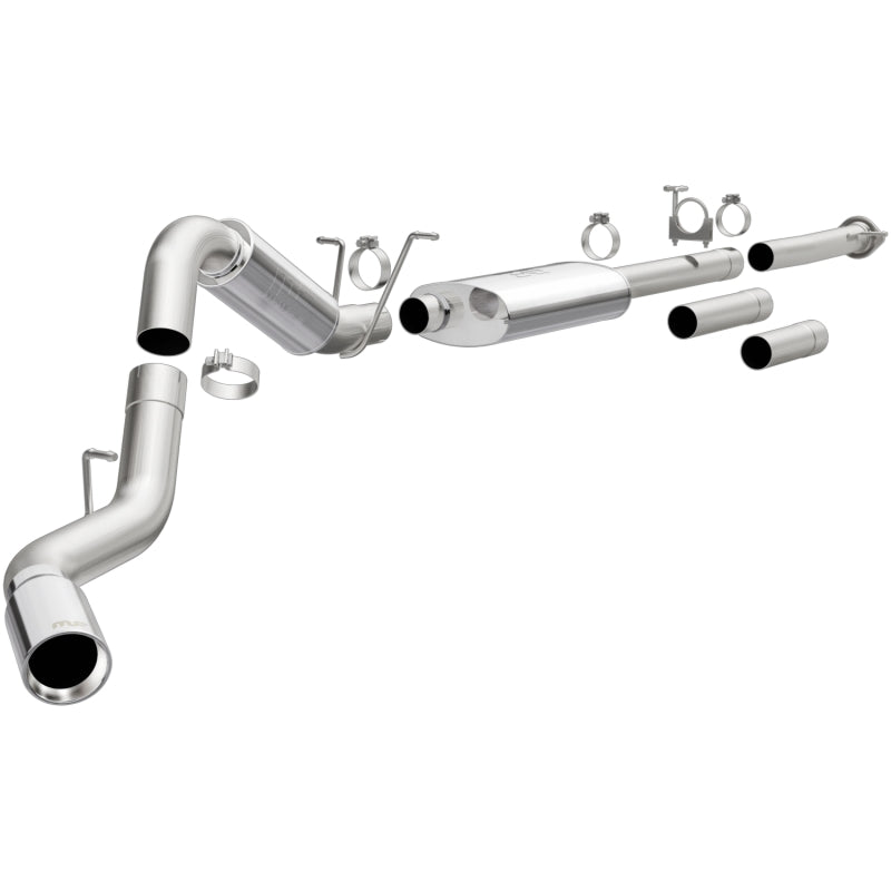 Load image into Gallery viewer, MagnaFlow Stainless Cat-Back Exhaust 2015 Chevy Silverado 2500HD 6.0L P/S Rear Exit 5in
