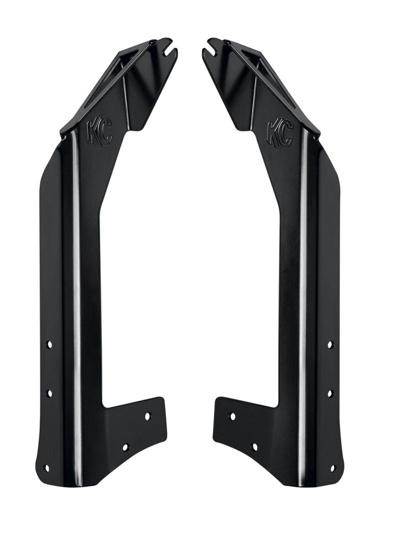 Load image into Gallery viewer, KC HiLiTES Jeep JK 50in. Overhead Xross Bar Light Mount (Bar Only/Req. Mount Brackets) - Black
