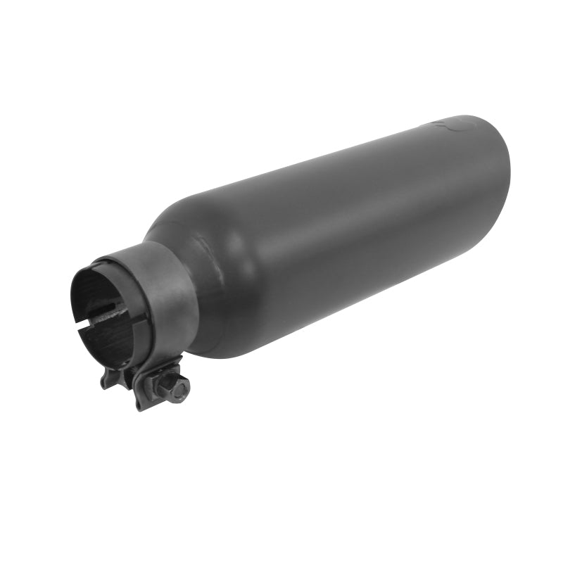 Load image into Gallery viewer, Go Rhino Exhaust Tip - Black - ID 2 1/4in x L 14in x OD 4in
