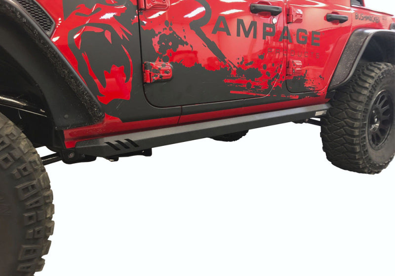 Load image into Gallery viewer, Rampage 2018-2019 Jeep Wrangler(JL) Unlimited Sport 4-Door Rock Rail - Black
