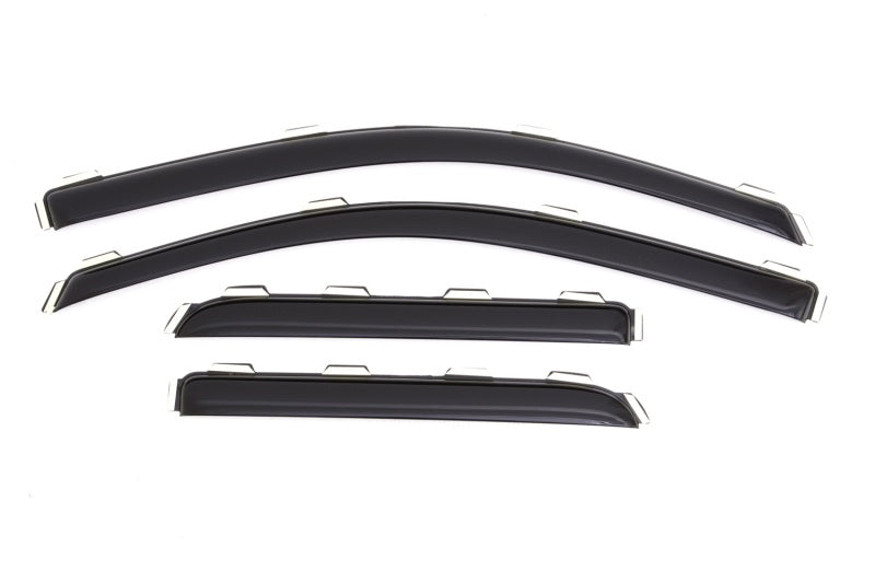Load image into Gallery viewer, AVS 15-18 Chevy Silverado 2500 Ext. Cab Ventvisor Front &amp; Rear Window Deflectors 4pc - Smoke
