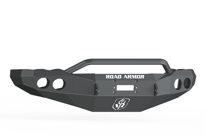 Road Armor 02-05 Dodge 1500 Stealth Front Winch Bumper w/Pre-Runner Guard - Tex Blk