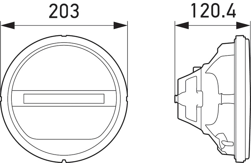 Load image into Gallery viewer, Hella Headlamp INSERT GR 1F8
