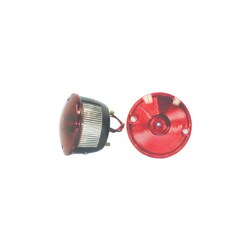 Load image into Gallery viewer, Omix Left Round Tail Lamp 45-75 Willys CJ Models
