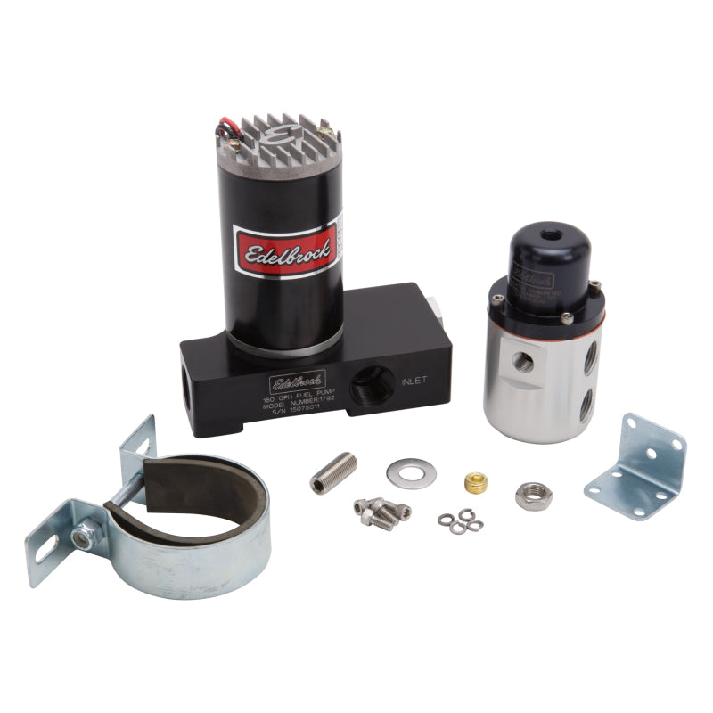 Load image into Gallery viewer, Edelbrock Fuel Pump 1792 And Regulator 1727 Combo Carbureted 160 GPH 5-10 PSI
